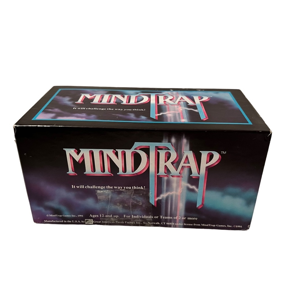Mind Trap Game Ages 12+ It will challenge the way you think!